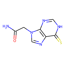 9H-purine-9-acetamide, 1,6-dihydro-6-thioxo-