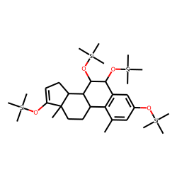 1-Methyl-6«alpha»,7«alpha»-dihydroxyestrone, TMS