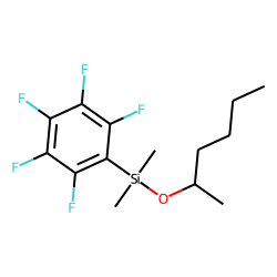 Hexan-2-ol, dimethylpentafluorophenylsilyl ether