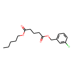 Glutaric acid, 3-chlorobenzyl pentyl ester