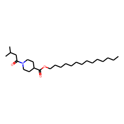 Isonipecotic acid, N-(3-methylbutyryl)-, tetradecyl ester