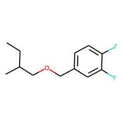 3,4-Difluorobenzyl alcohol, 2-methylbutyl ether