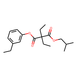 Diethylmalonic acid, 3-ethylphenyl isobutyl ester