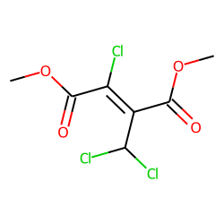 Dimethyl 2-chloro-3-dichloromethylbutenedioate