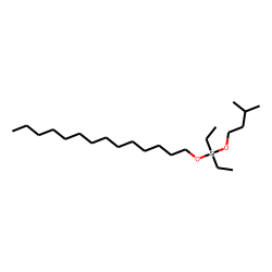 Silane, diethyl(3-methylbutoxy)tetradecyloxy-
