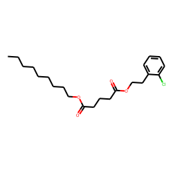 Glutaric acid, 2-(2-chlorophenyl)ethyl nonyl ester