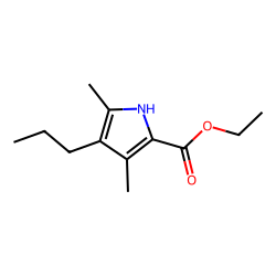 3,5-dimethyl-4-propyl-1H-pyrrole-2-carboxylic acid ethyl ester