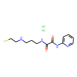 Oxamide, n-[3-[(2-mercaptoethyl)amino] propyl]-n'-(2-pyridyl)-, dihydrochloride
