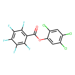 Pentafluorobenzoic acid, 2,4,5-trichlorophenyl ester