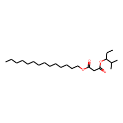 Malonic acid, 2-methylpent-3-yl tetradecyl ester