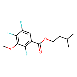 3-Methoxy-2,4,5-trifluorobenzoic acid, 3-methylbutyl ester