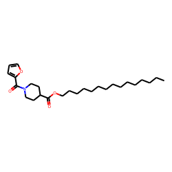 Isonipecotic acid, N-(2-furoyl)-, pentadecyl ester