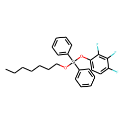 Silane, diphenylheptyloxy(2,3,4-trifluorophenoxy)-