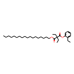Diethylmalonic acid, 2-ethylphenyl octadecyl ester