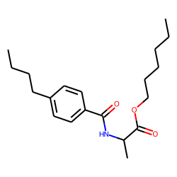 D-Alanine, N-(4-butylbenzoyl)-, hexyl ester