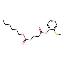 Glutaric acid, hexyl 2-(methylthio)phenyl ester