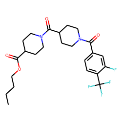 Isonipecotinoylisonipecotic acid, N'-(3-fluoro-4-trifluoromethylbenzoyl)-, butyl ester