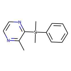 2-Phenyldimethylsilyl-3-methyl pyrazine