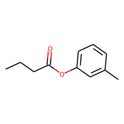 Butanoic acid, 3-methylphenyl ester