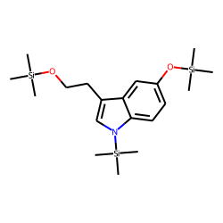 1H-Indole, 1-(trimethylsilyl)-5-[(trimethylsilyl)oxy]-3-[2-[(trimethylsilyl)oxy]ethyl]-