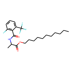 D-Alanine, N-(2-fluoro-6-trifluoromethylbenzoyl)-, undecyl ester