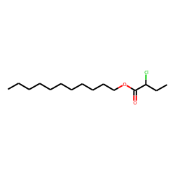 Butanoic acid, 2-chloro, undecyl ester
