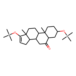 3«beta»-Hydroxy-5«alpha»-androstane-6,17-dione, TMS