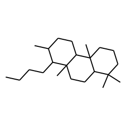 Perhydrophenanthrene, 1A-butyl-2A,4bB,8,8,10aB-pentamethyl