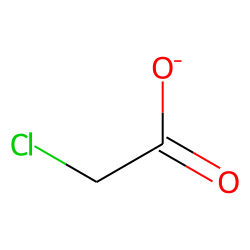 ClCH2CO2 anion