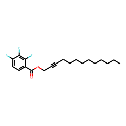 2,3,4-Trifluorobenzoic acid, tridec-2-ynyl ester