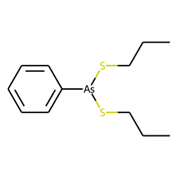 Phenyldipropanethio arsine