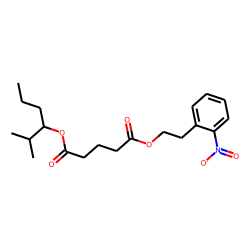Glutaric acid, 2-methylhex-3-yl 2-(2-nitrophenyl)ethyl ester