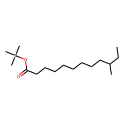 anteiso-Tridecanoic acid, TMS