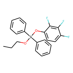 Silane, diphenylpropoxy(2,3,4-trifluorophenoxy)-