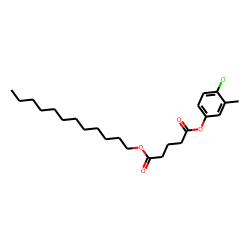 Glutaric acid, 4-chloro-3-methylphenyl dodecyl ester