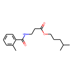 «beta»-Alanine, N-(2-methylbenzoyl)-, isohexyl ester