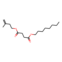 Succinic acid, 3-methylbut-3-enyl octyl ester