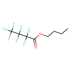 Butyric acid, heptafluoro-, butyl ester