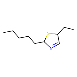 5-ethyl-2-pentyl-3-thiazoline