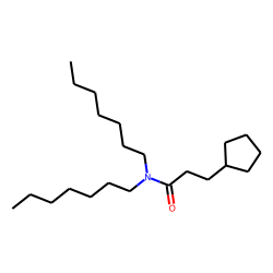 Propanamide, N,N-diheptyl-3-cyclopentyl-