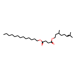 Succinic acid, 3,7-dimethyloct-6-en-1-yl tridecyl ester