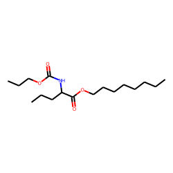 l-Norvaline, n-propoxycarbonyl-, octyl ester