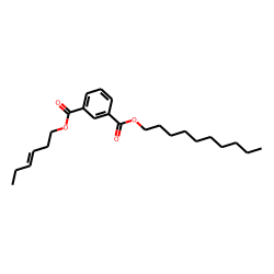 Isophthalic acid, decyl trans-hex-3-enyl ester