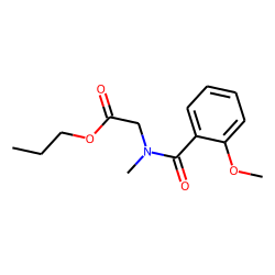 Sarcosine, N-(2-methoxybenzoyl)-, propyl ester