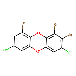 1,2,9-tribromo-3,7-dichloro-dibenzo-p-dioxin