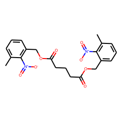 Glutaric acid, di(3-methyl-2-nitrobenzyl) ester