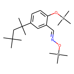 Benzaldehyde, 2-hydroxy, 5-tert.-octyl, oxime, TMS