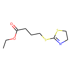 Butanoic acid, 4-([4h, 5h]thiazol-2-ylthio)-, ethyl ester