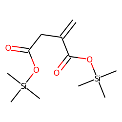 Butanedioic acid, methylene-, bis(trimethylsilyl) ester