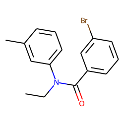 Benzamide, N-ethyl-N-(3-methylphenyl)-3-bromo-